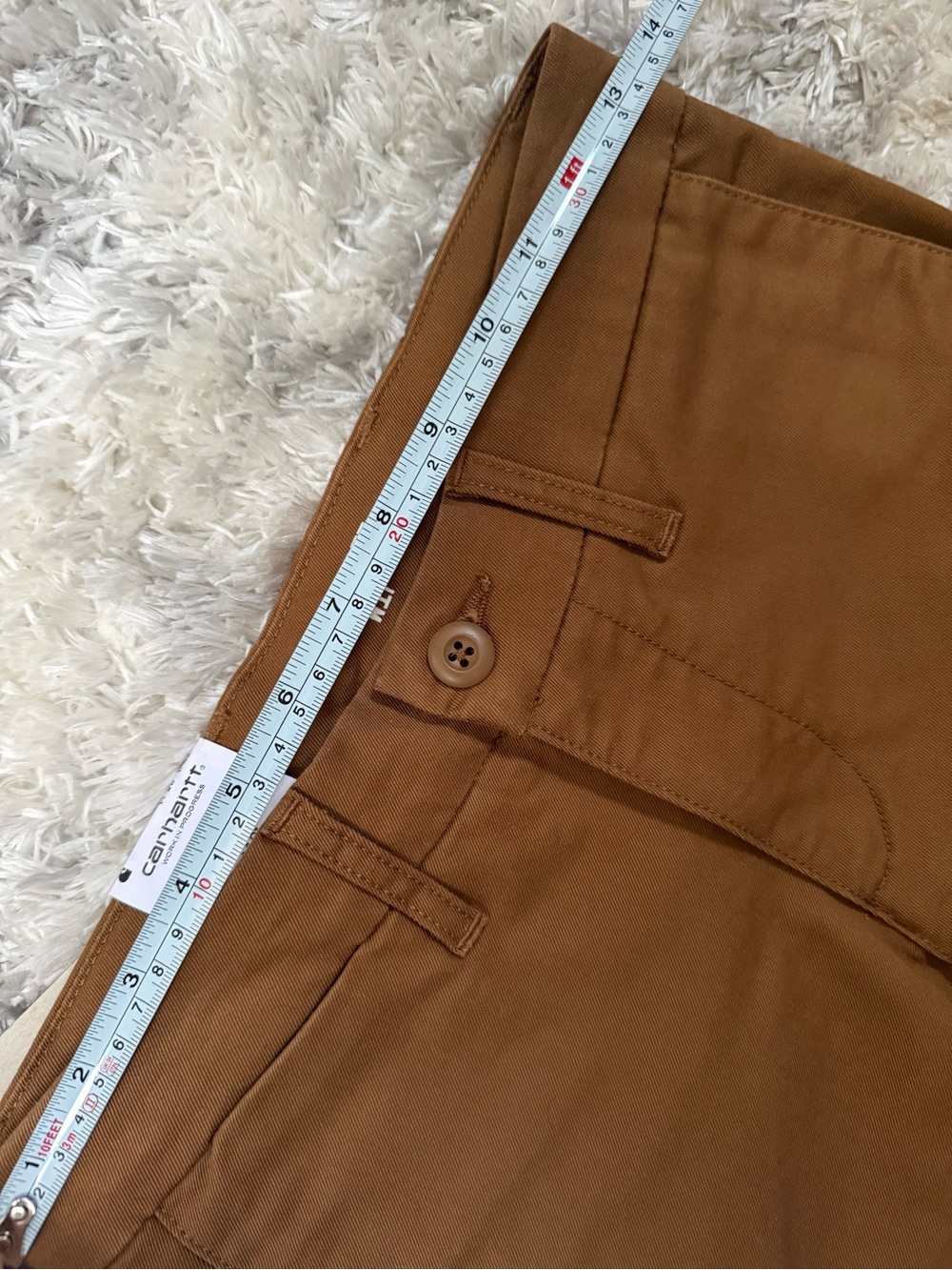 NWT Carhartt Wip : Sid Pants Hamilton Brown Size 26x32 - Picture 6 of 10